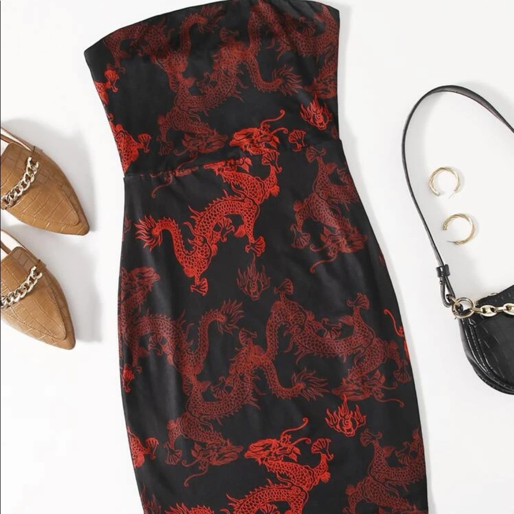 New animal print dress